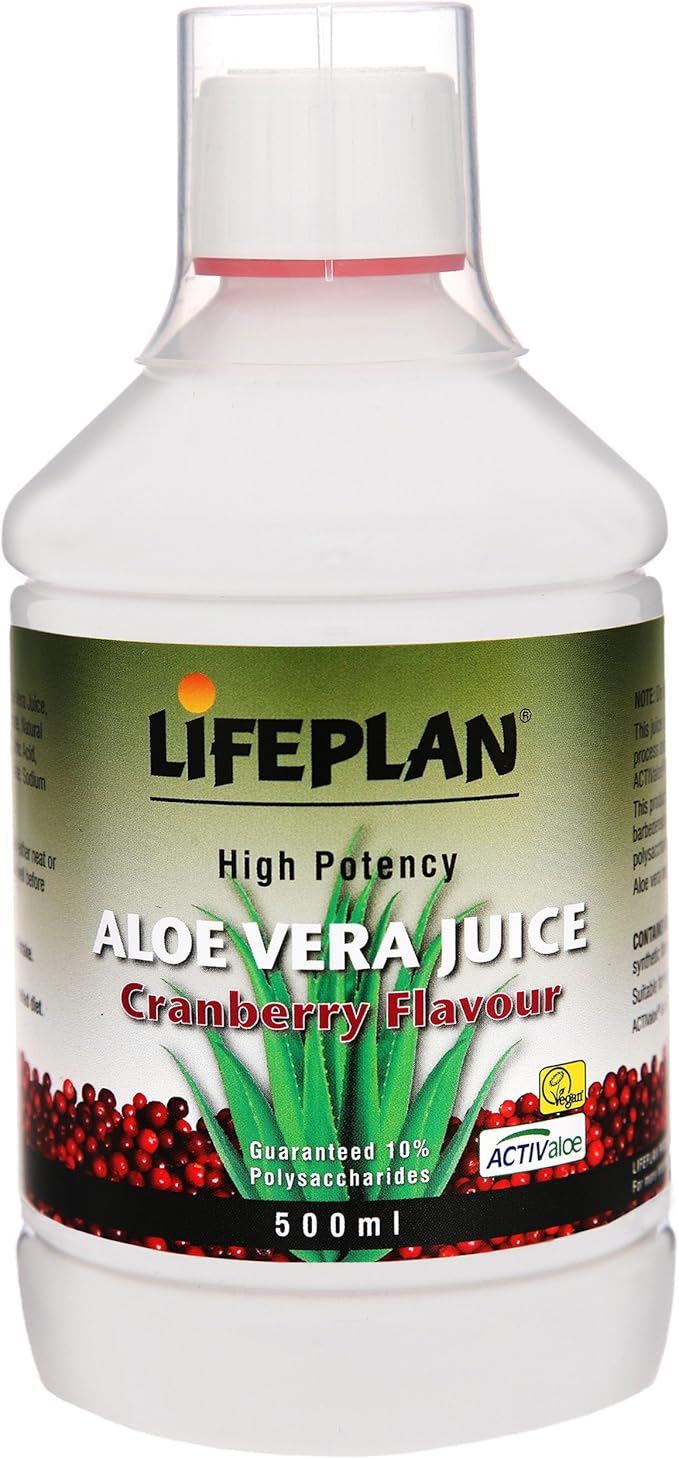Lifeplan Aloe Vera and Cranberry Juice 500ml Amazon.co.uk Health