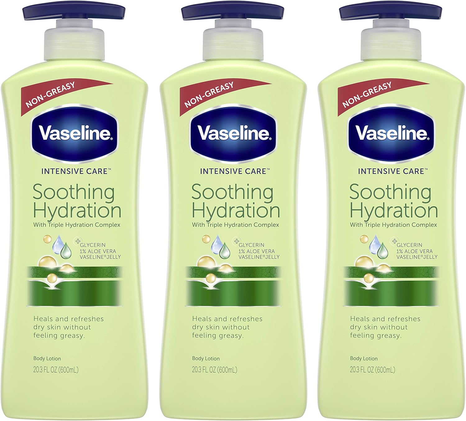 vaseline soothing hydration