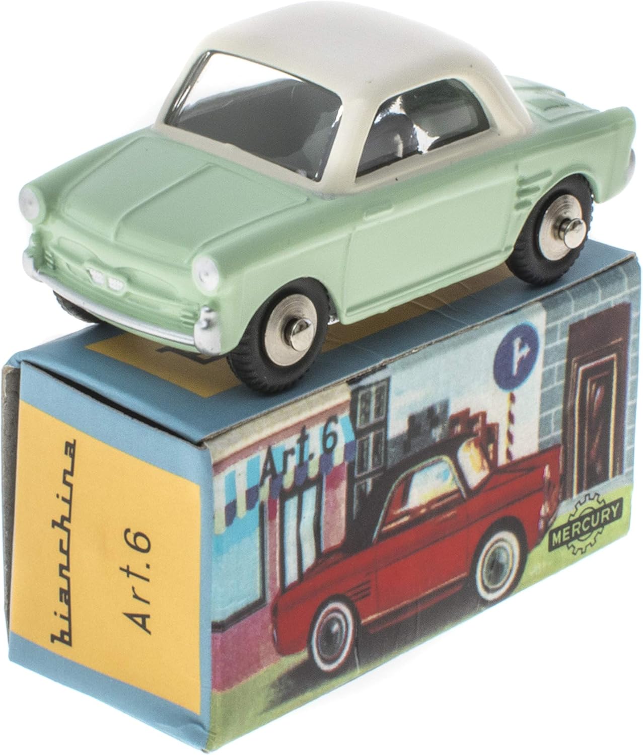 OPO 10 - Car 1:48 Mercury collection by Hachette: Autobianchi Bianchina (MY009), Dark Grey, Medium