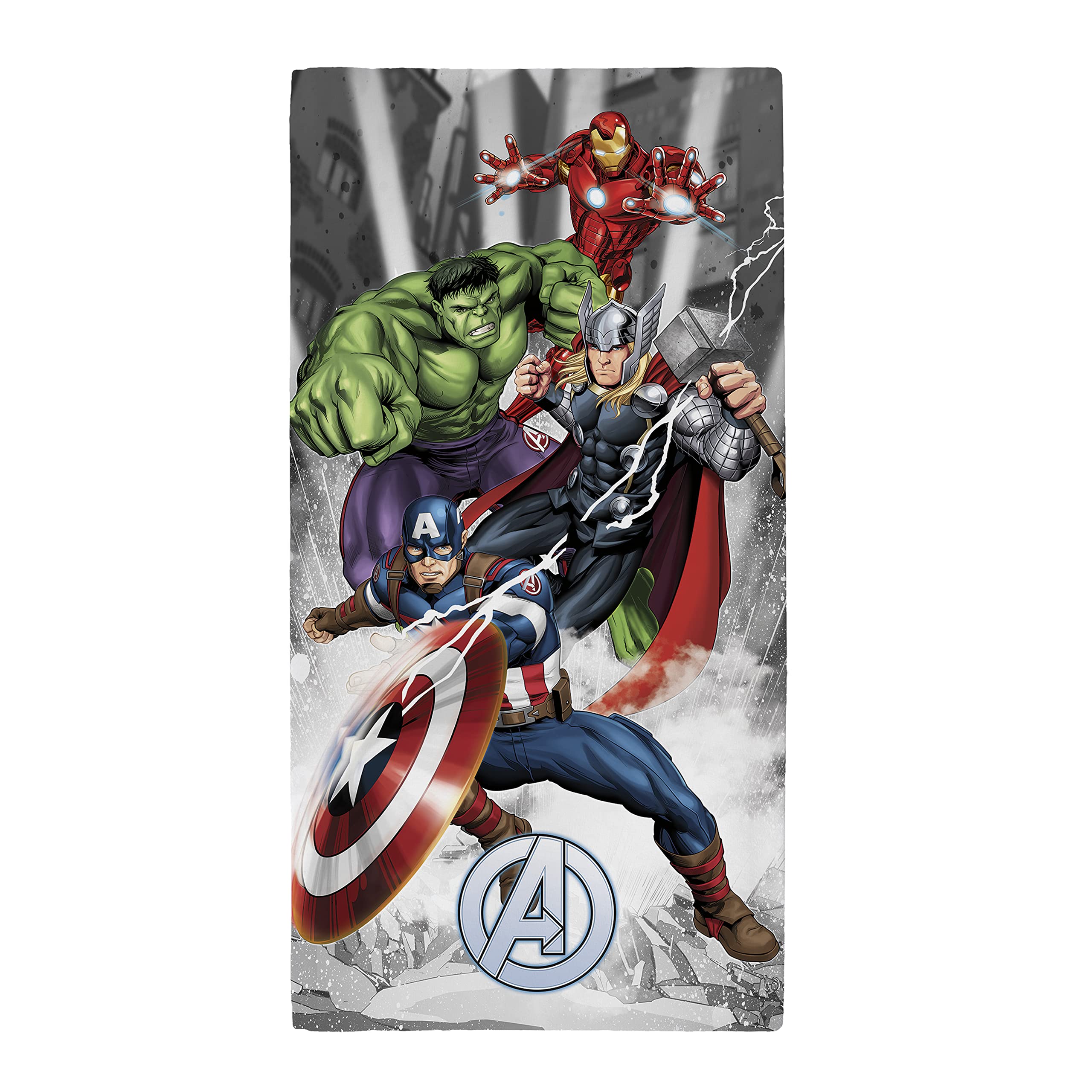 Coco Moon Disney Marvel Superhero Avengers Bath Beach And Swimming Super Soft Towel For Boys And Girls