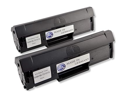 Ersetzt: Samsung MLT-D101S, MLT-D101S/ELS, MLTD101S | 2X ILG Original Rebuilt Toner XL für Samsung SCX-3405W ML-2165W SCX-340