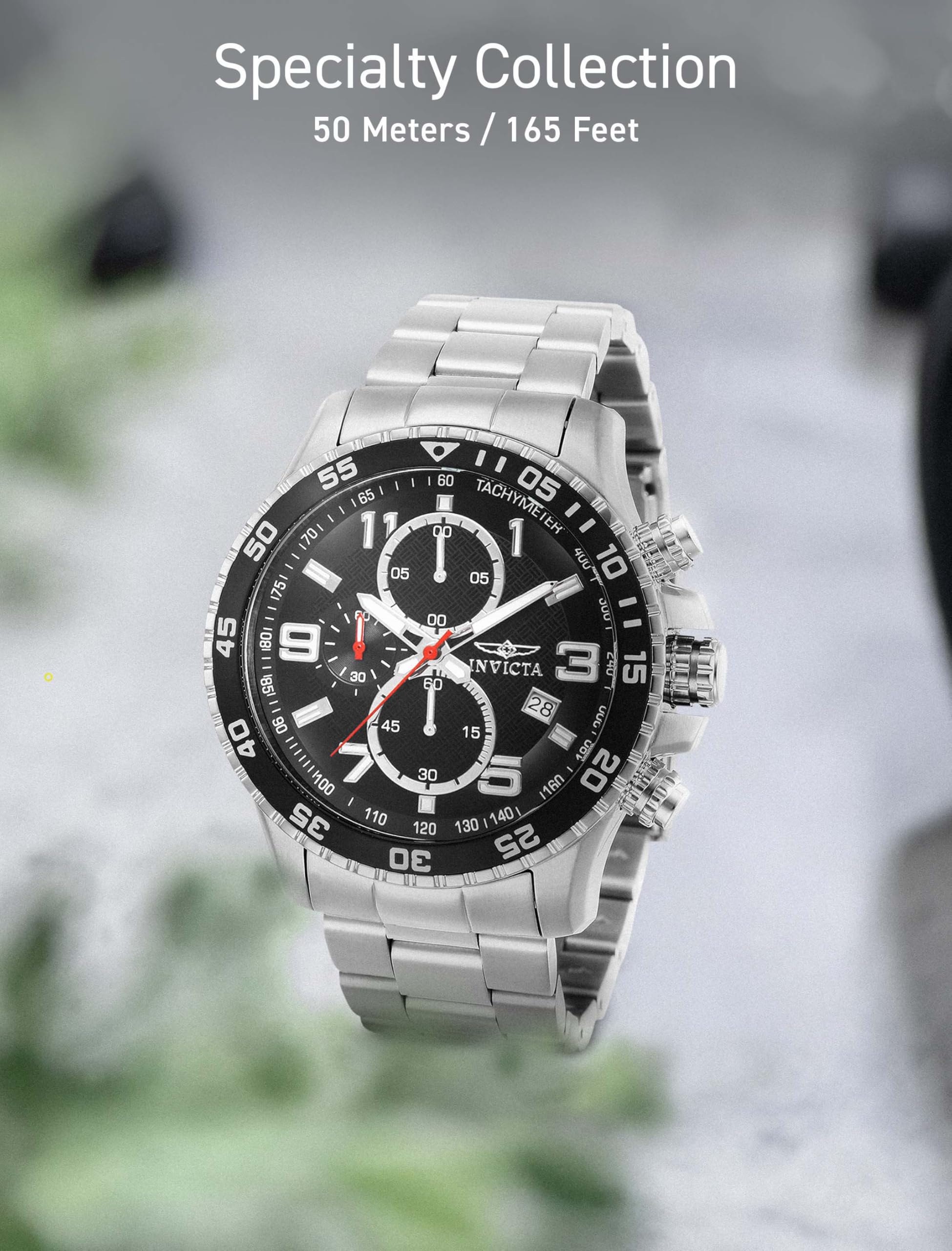 Invicta Specialty Stainless Steel Men's Quartz Watch - 45mm