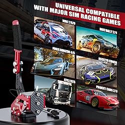 aikeec USB Handbrake Clamp for PC Sim Racing Games