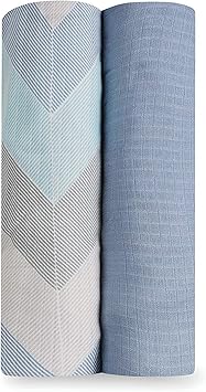 aden silky soft swaddles 2 pack