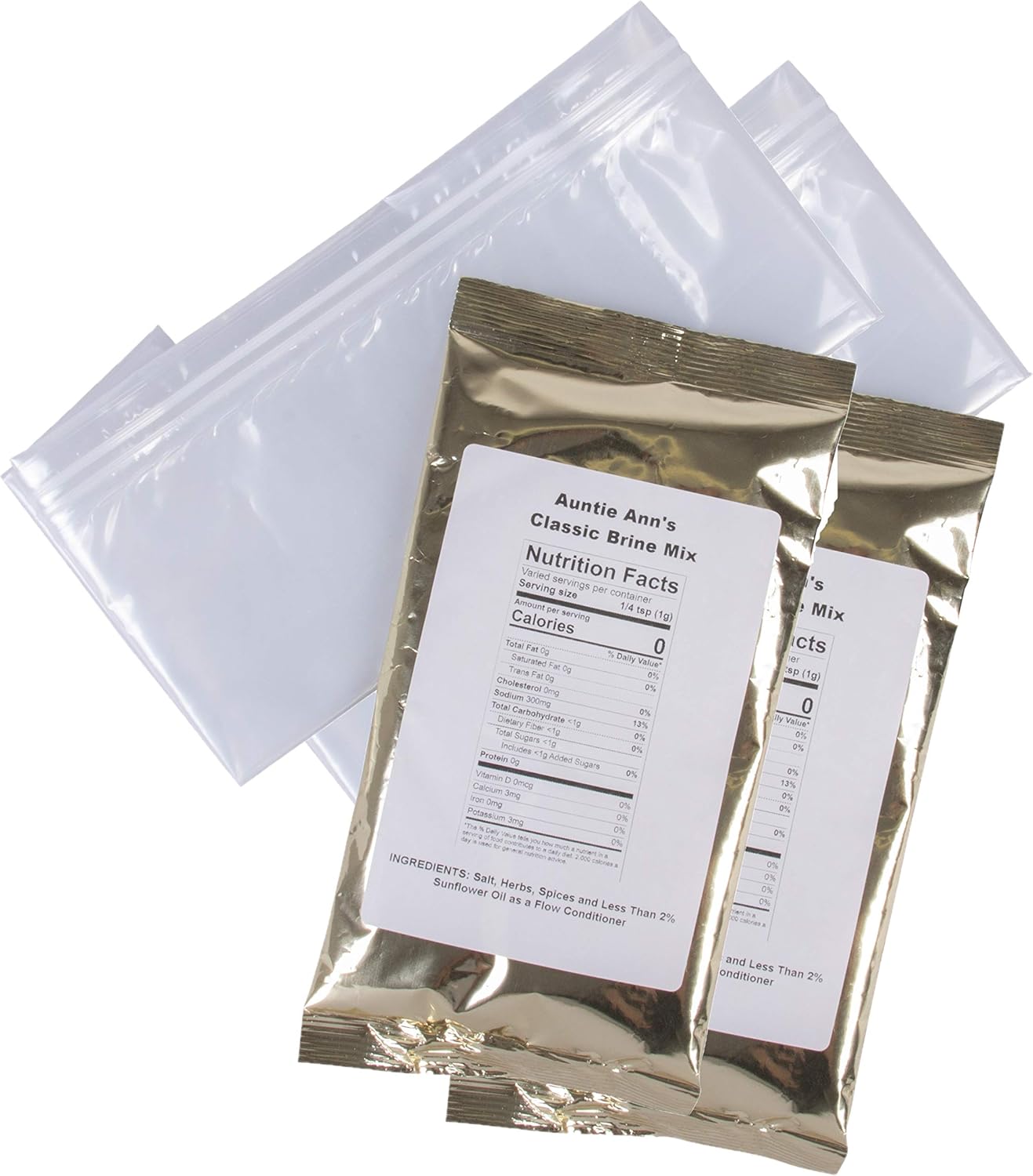 Good Cooking Turkey Brine Kit for up to 25 Lbs Turkey, 2-Pack - Includes Two Extra Large Double-Sealed Brining Bags, Brine Seasoning Mix and Instructions - Perfect for Thanksgiving, Dinner and More