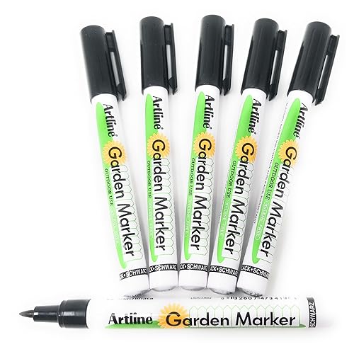 artline-EK780 Artline Garden Markers - Quick Dry Ink for Outdoor Use - Water and Sun Resistant Ink (Pack of 6)