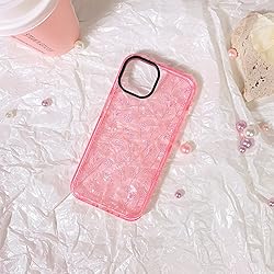 NITITOP Compatible for iPhone 15 Case Cute Flower
