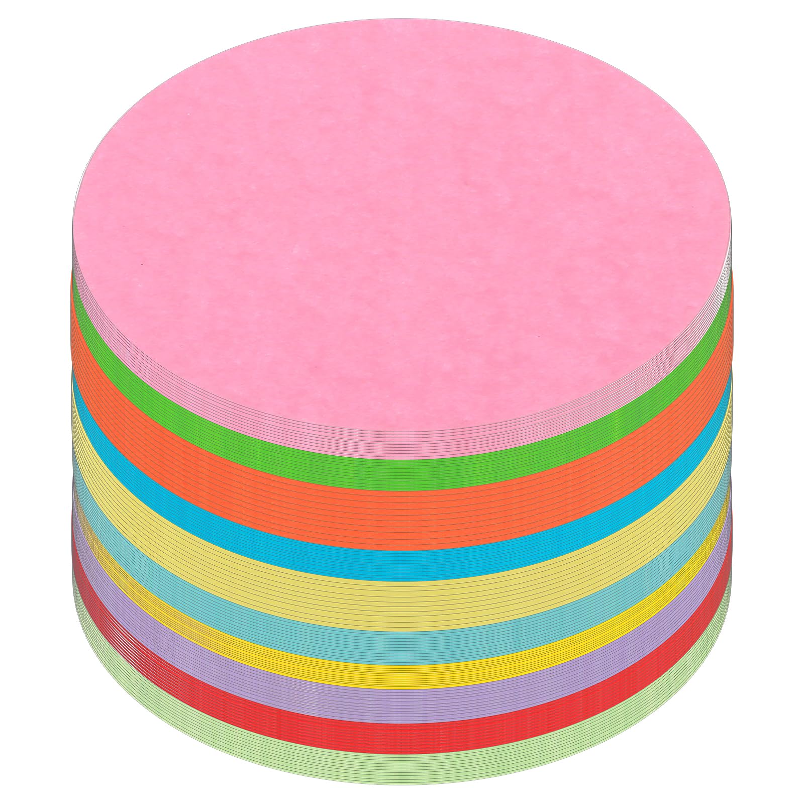 200 Pcs Paper Circles Assorted Colors Construction Paper Bulk Circle Paper 3.9 Inch Colored Craft Paper Round Cardboard Cutouts Die Cut Shapes Bulletin Board Decor for Classroom Decorations Supplies