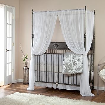 wrought iron convertible crib
