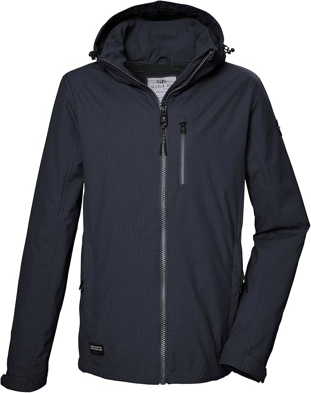 Hombre Chaqueta softshell/chaqueta de exterior con capucha con cremallera GS 82 MN SFTSHLL JCKT, dunkelnavy, XL, 43117-000