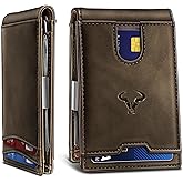 BULLIANT Men Wallet Airtag&Standard Use,Slim Front Pocket Wallet Money Clip for Gifg Men RFID Blocking 11Cards