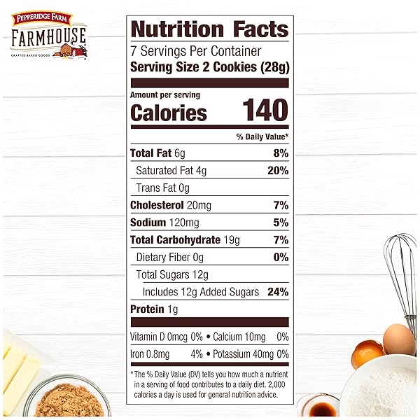 PEPPERIDGE FARM FARMHOUSE THIN & CRISPY TOFFEE MILK CHOCOLATE COOKIES, 6.9 OZ. BAG