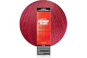 L'Oreal Technique HiColor Red HiLights - Intense Red Highlights for Dark Hair, No Pre-Lightening, Rich No-Drip Creme, Easy Application