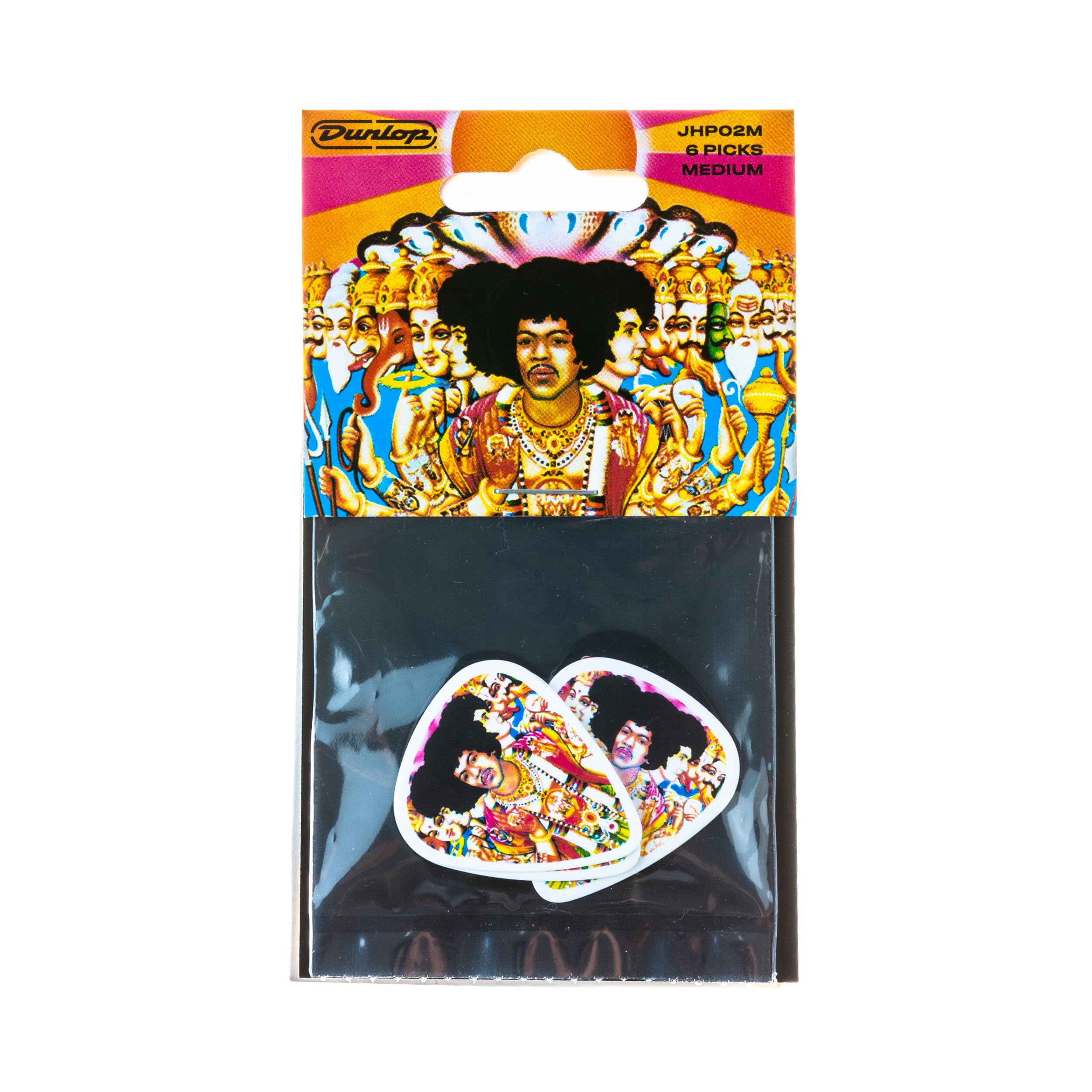 Picks Jimi Hendrix Bold as Love Medium Pack of 6