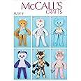 McCall Pattern Company McCall's M7819 Animal Stuffed Toy Sewing Patterns, One Envelope