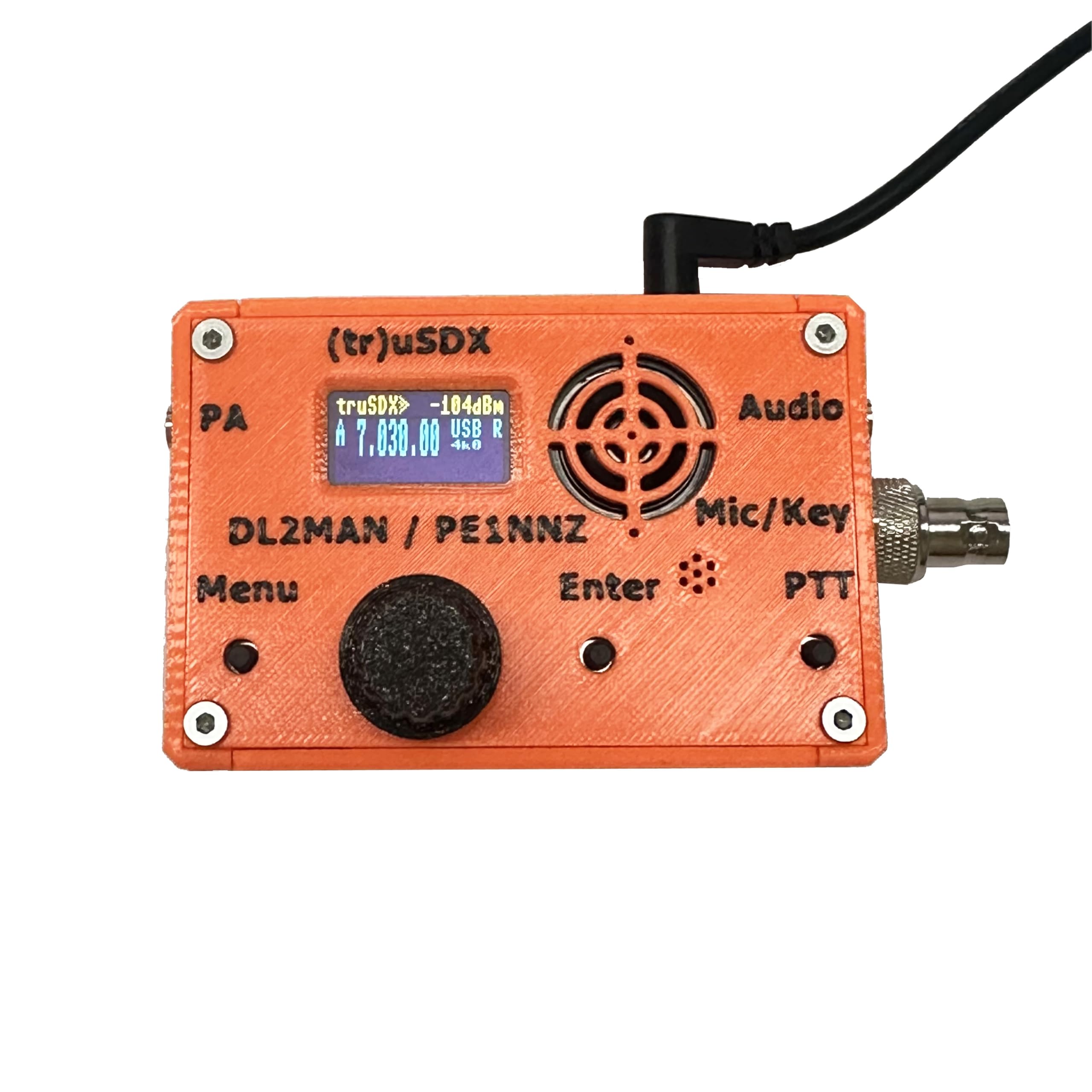 Photo 1 of Malahit tr usdx transceiver 5-Band usdx Multimode QRP Assembled with case by PE1NNZ and DL2MAN