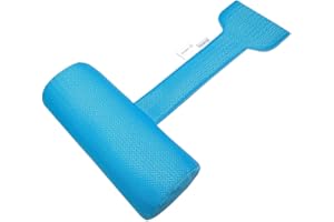 AOSYCO Headrest Pillow for Patio Chaise Lounge, Spa Pillow for Adult with Non-Slip Weighted Tail, Outdoor Cushion All Weather Sunbathing Swing Pool Furniture, Quick Drying Breathable Polyester Fill