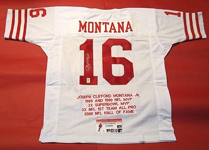 joe montana hall of fame jersey