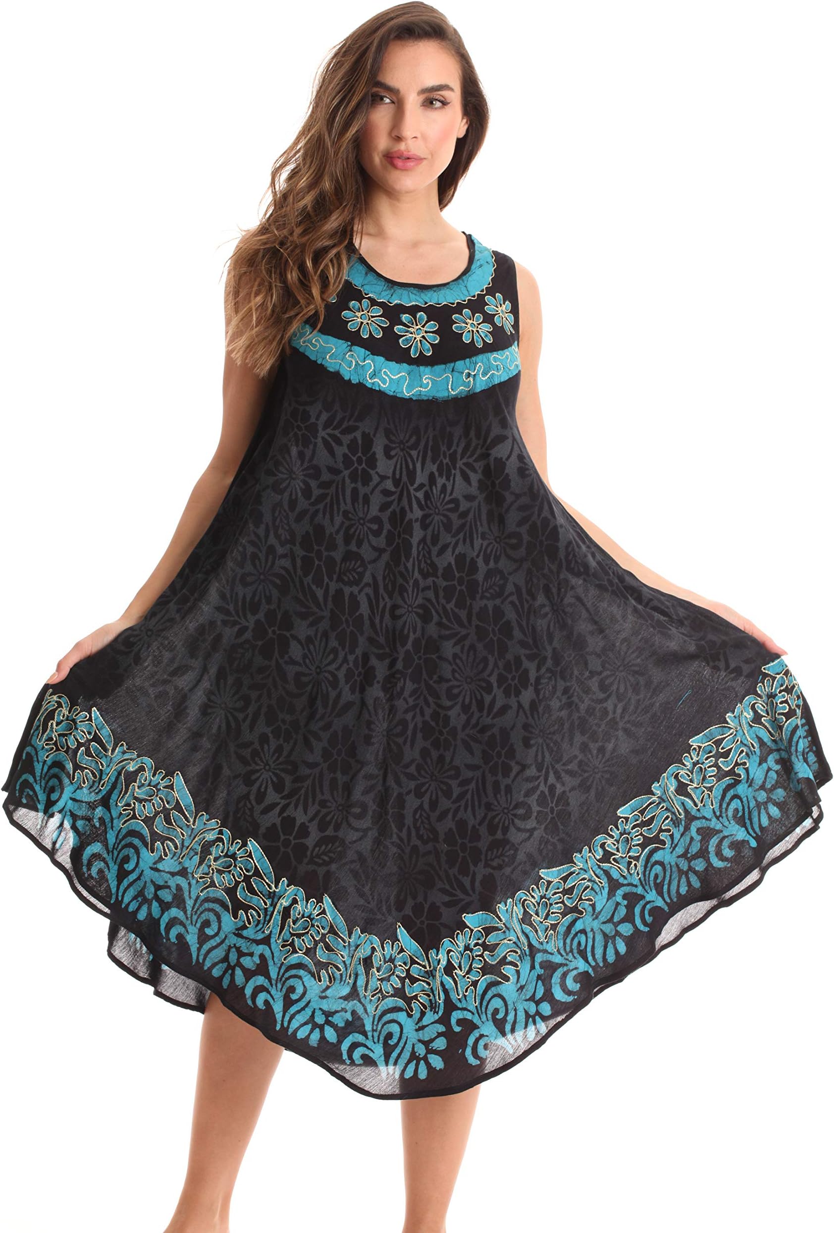 Tie Dye Summer Dress - Beach Cover Up