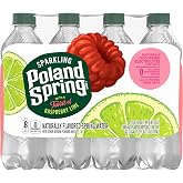 Poland Spring Sparkling Water, Raspberry Lime, 16.9 Fl Oz (Pack of 8)
