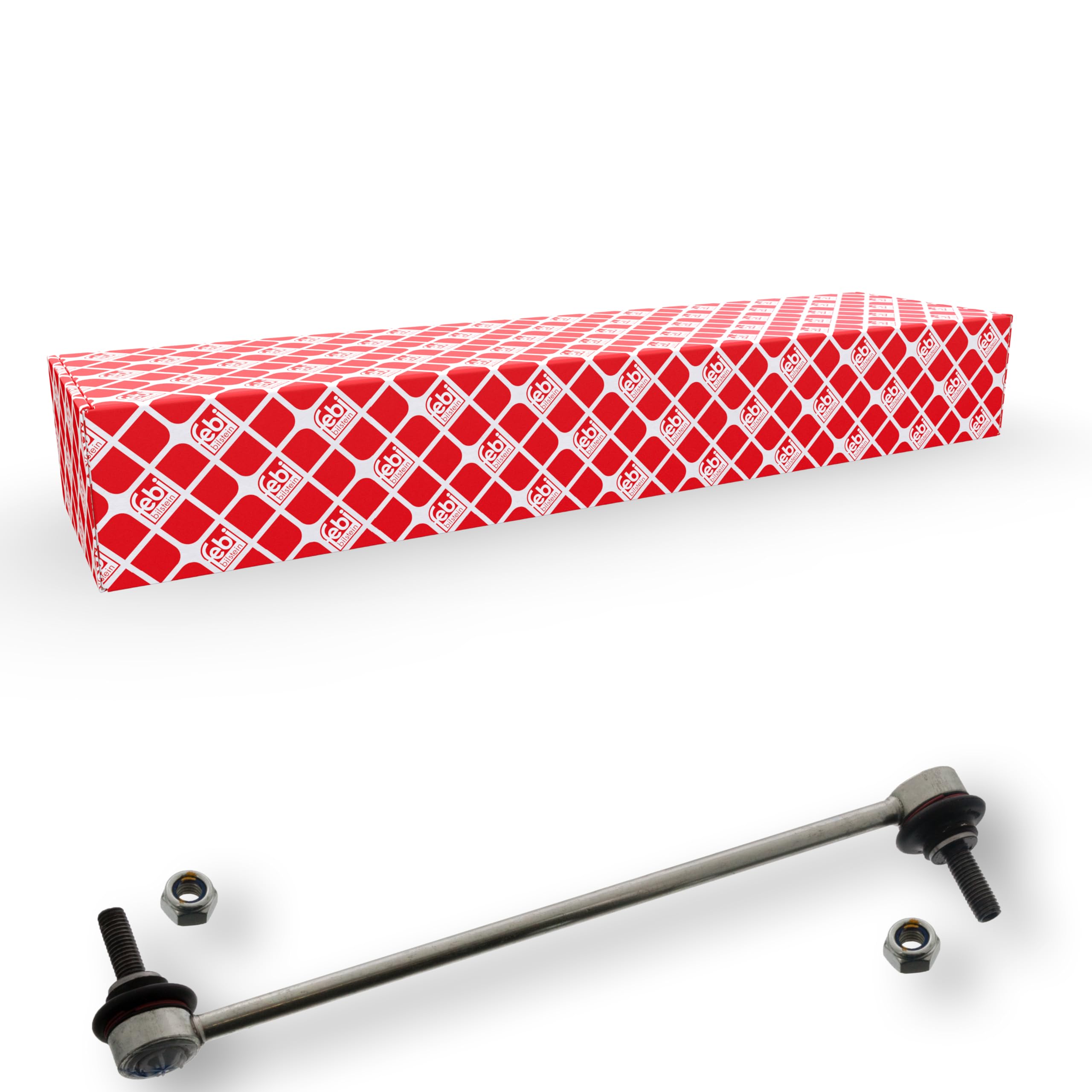 febi bilstein 21015 Stabiliser Link with lock nuts, pack of one