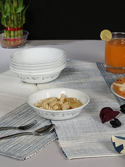 Corelle Livingware Country Cottage Veg Dessert Bowl Set, 290ml, Set of 6