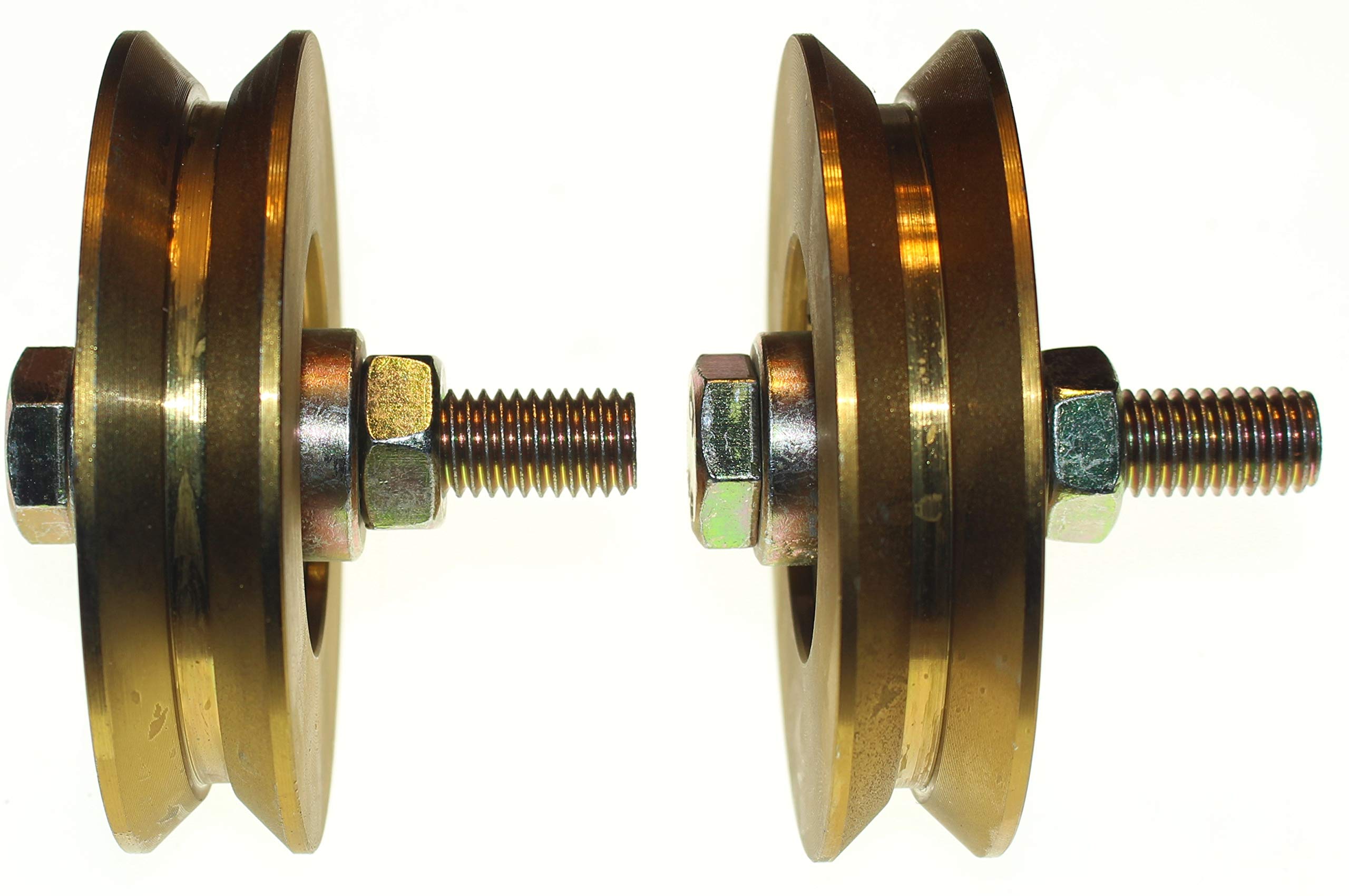 V Groove Gate Wheel V89-12, 89 mm Diameter, 12 mm Shaft