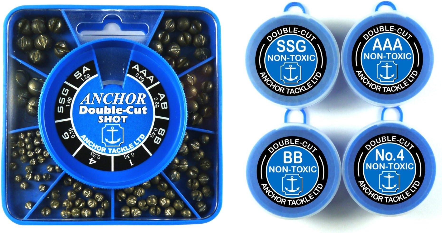 Standard Double-Cut 8 Division Shot Pack - Blue