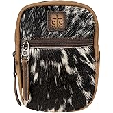 STS Ranchwear Womens Auzlyn Cowhide/Tan Leather Crossbody Bag