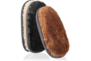 VILLCASE 3Pcs Shoe Shine Polishing Gloves for Leather Boots and Shoes Multipurpose Cleaning Cloths