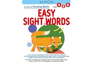 Kumon My Bk of Reading Skills: Easy Sight Words