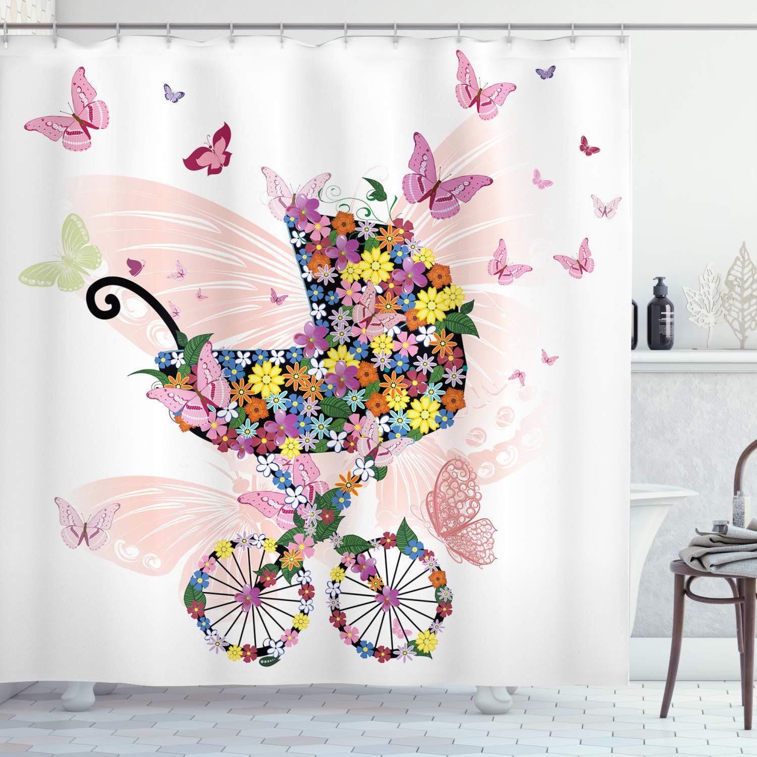 shower curtain stroller cover