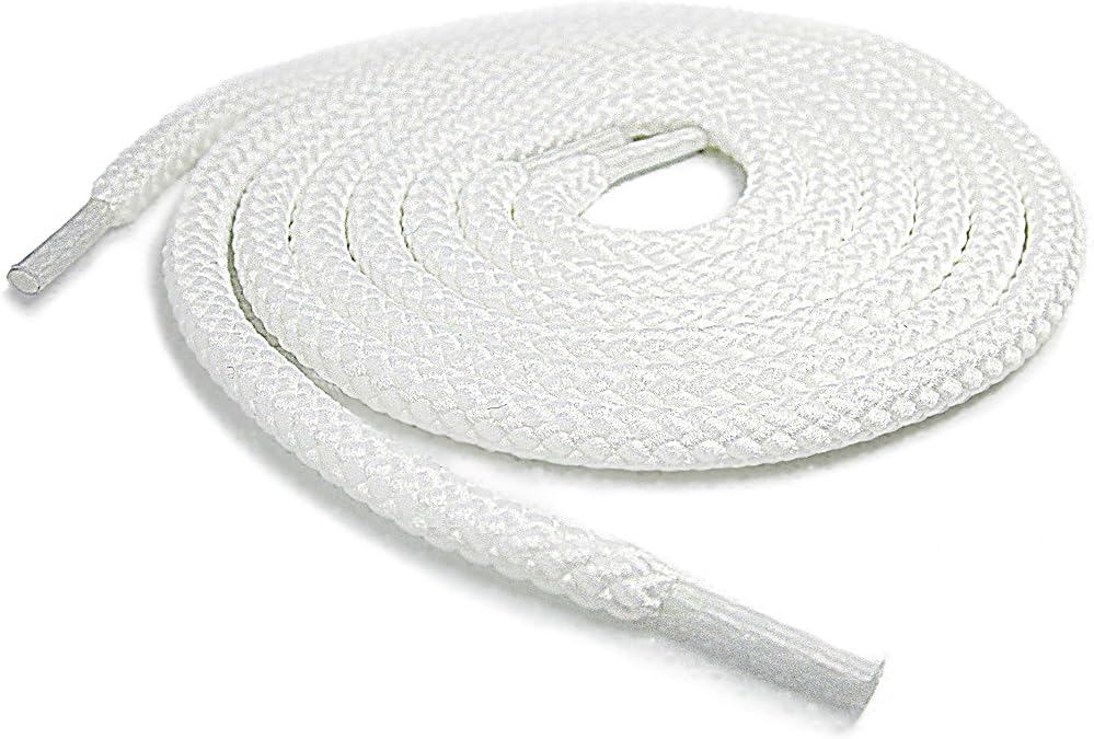 thick white shoe laces