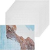 YUENPUN 10 Packs Large Blank Puzzle, 200 Pieces 15x11 Inch Printable Blank DIY Custom Sublimation Jigsaw Puzzle Blanks Large, Heat Transfer Jigsaw Puzzle for Arts Crafts Projects