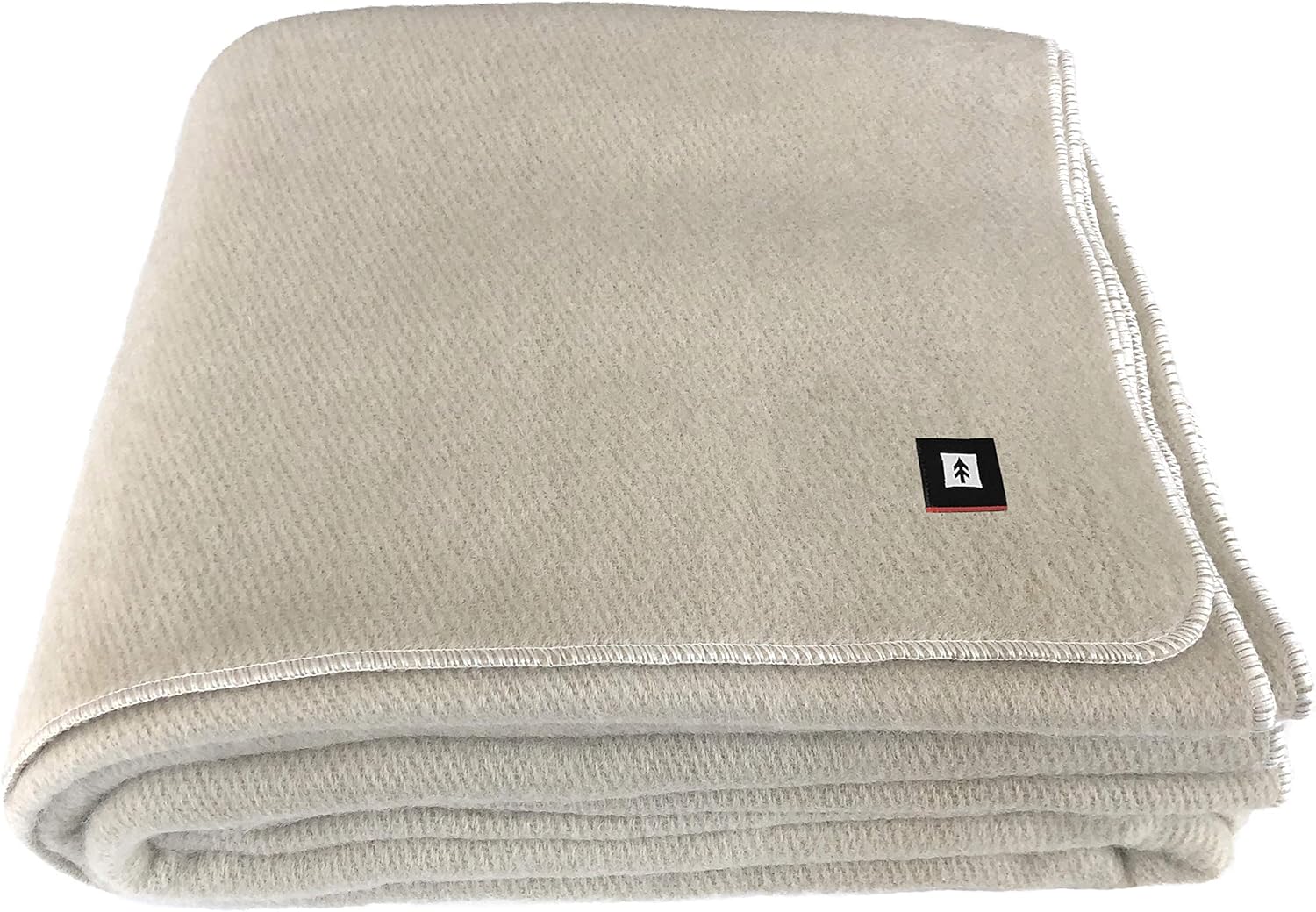 EKTOS 100 Virgin Wool Blanket, Natural White, Warm & Heavy