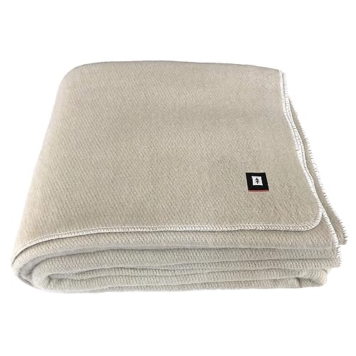 EKTOS 100% Virgin Wool Blanket, lbs, Warm, Thick, Washable