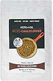 Keto and Co - Dry Riced Cauliflower - 5 Servings, 1lb Prepared