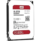 WD Red 8TB NAS Hard Disk Drive - 5400 RPM Class SATA 6 Gb/s 128MB Cache 3.5 Inch - WD80EFZX