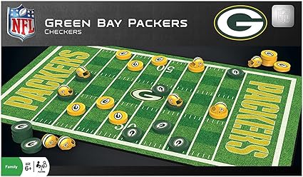 Amazon Com Green Bay Packers Checkers Game Toys Games