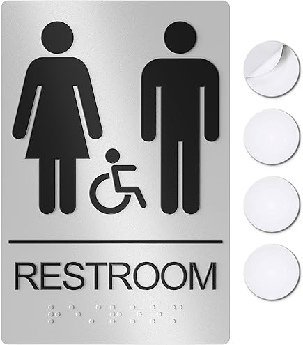 Peel And Stick Facility Sign Changing Room Sign Directional Sign ...