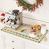 DK177 Coffee Mat Coffee Bar Christmas Decorations