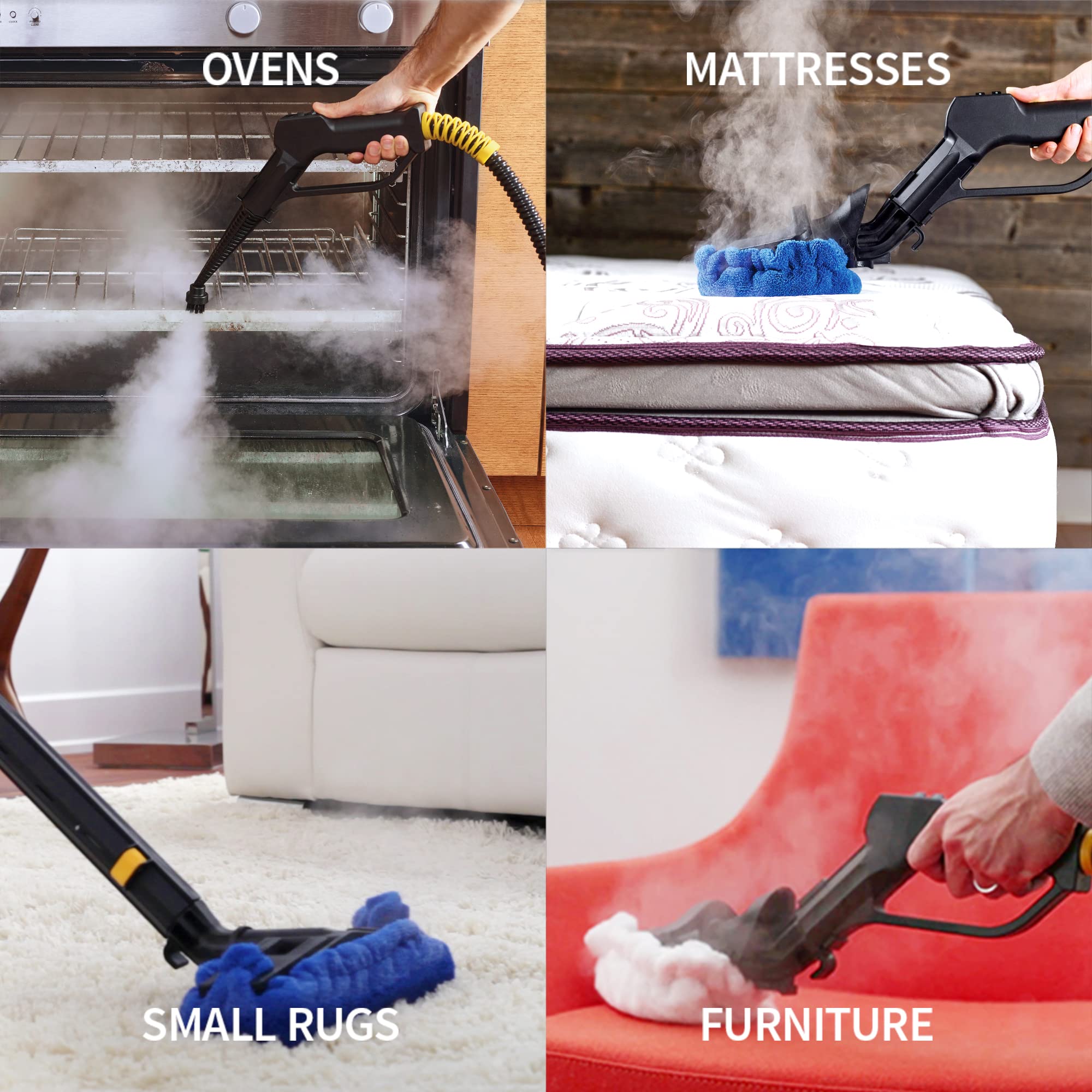 Dupray Tosca Steam Cleaner: A commercial-grade steamer made in Italy, perfect for both professional and home cleaning needs, offering powerful performance and reliability. * Kills 99.9% of Germs