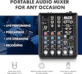 ALTO TrueMix 500 Audio Mixer USB Interface XLR Mic In view 2