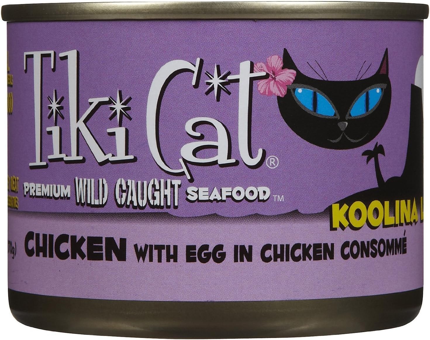 Tiki Cat Gourmet Whole Food 8-Pack Koolina Luau Succulent Chicken With Egg In Consomme Pet Food