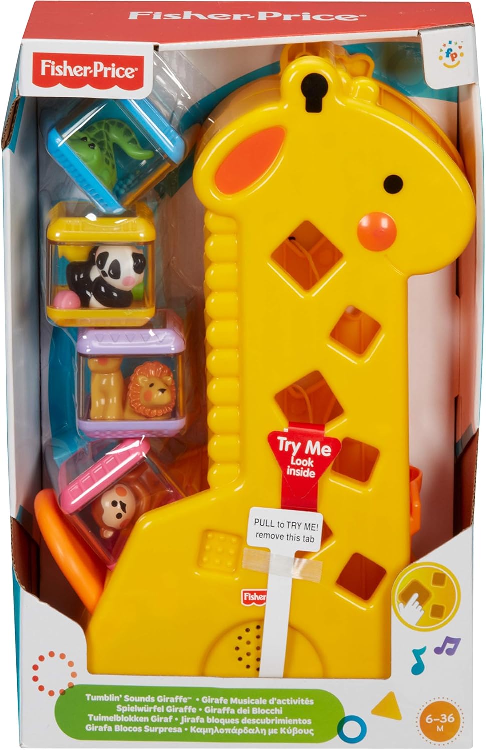 fisher price tumblin sounds giraffe