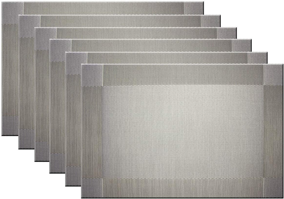 Best 6 Gray Linen Placemats For Dining Table