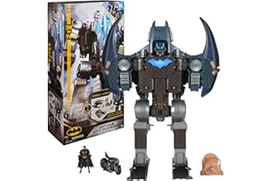 DC Comics, Batman, Gotham City Guardian Playset, 4-in-1 Transformation, Batman Figure, Lights & 40+ Sounds, Kids Toy for Boys & Girls Ages 5+