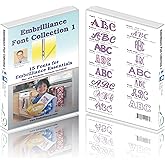 Embrilliance Font Collection 1 Embroidery Software for Mac & PC