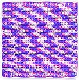 Uimoki 400 Bubbles Giant Fidget Toys for Kids Teens Adults, Big Jumbo Large 16 inch Purple Square Sensory Toy for Kids 3-5 4-8 5-7 Boys Girls Birthday Gifts Party Favors Classroom Prizes