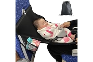 Toddler Airplane Seat Extender, Flight Travel Bed to Save Mom's Lap, Portable Toddlers Plane Foot Rest for Flying - Fit Econo